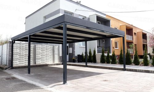 Ein GARDEON Carport mit Dachdämmung
