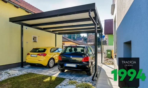 GARDEON überdachte Stellplätze für 2 PKW