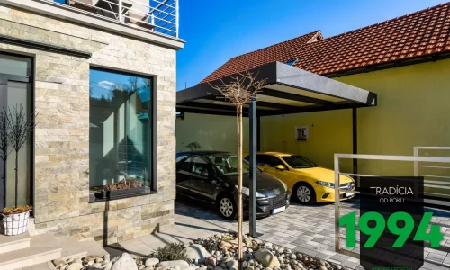 Stahlcarport GARDEON mit gedämmten Dach in Farbe Anthrazit