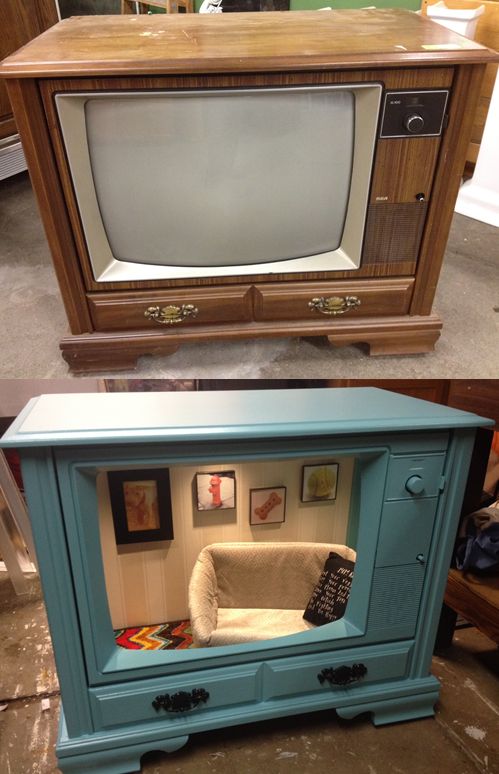 Ein altes Fernseher