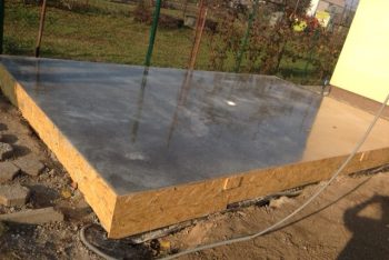 Betonplatte