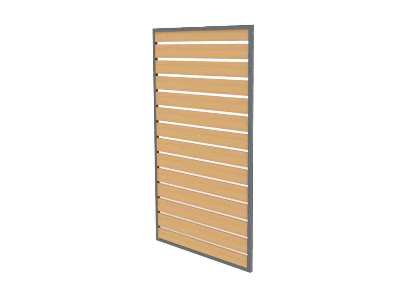Eine Design-Wand für die Pergola