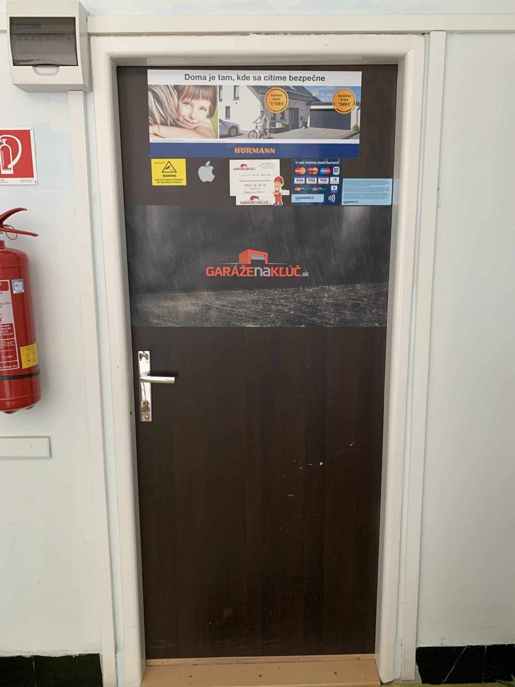 Die Eintrittstür in die alte Kanzlei