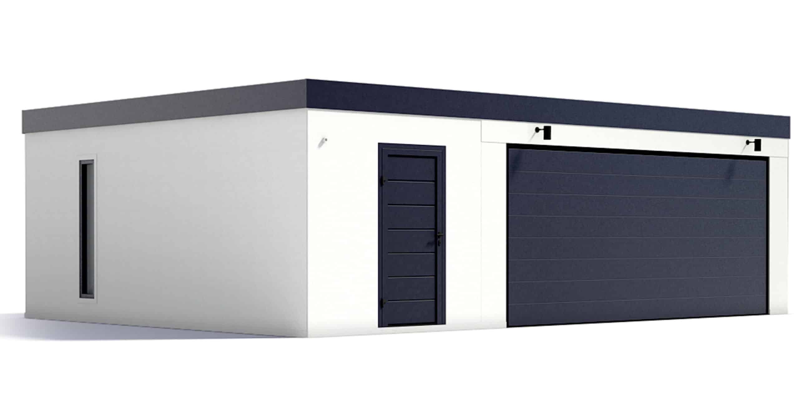 Eine maßangefertigte Garage