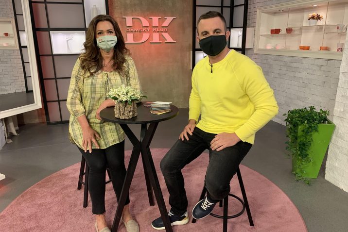 Marek Choleva in der slowakischen Sendung Dámsky klub