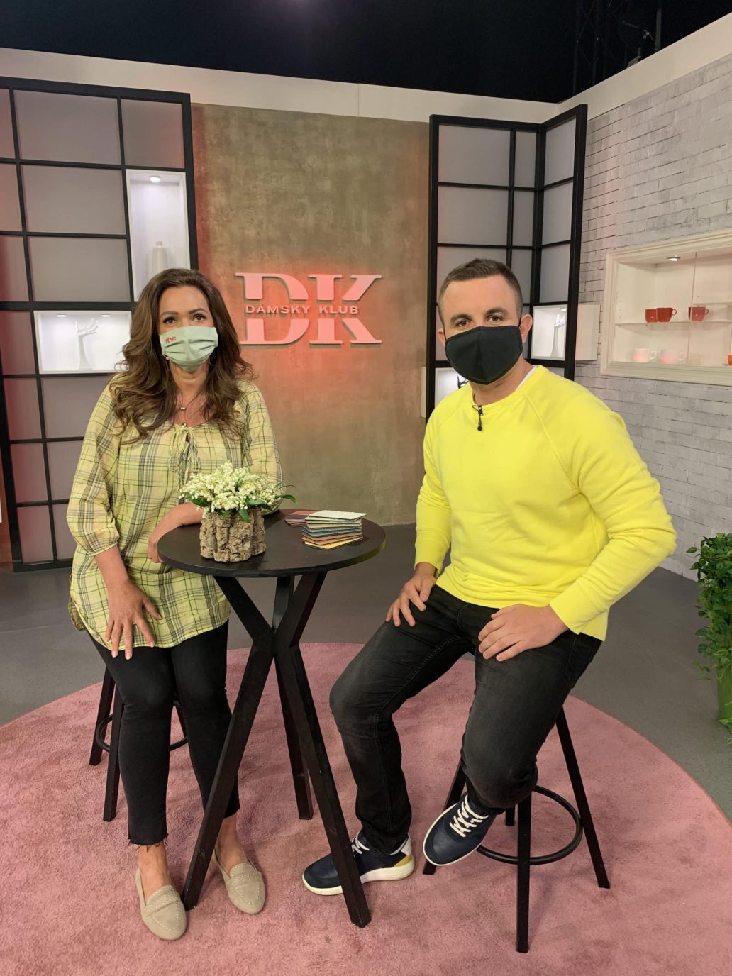 Marek Choleva in der slowakischen Sendung Dámsky klub