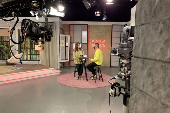 Marek Choleva in der slowakischen Sendung Dámsky klub