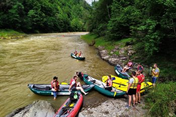 Rafting in der Ostslowakei