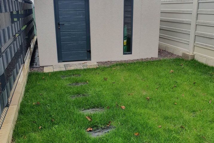 GARDEON Gartenhaus angepasst an die GARDEON Garage