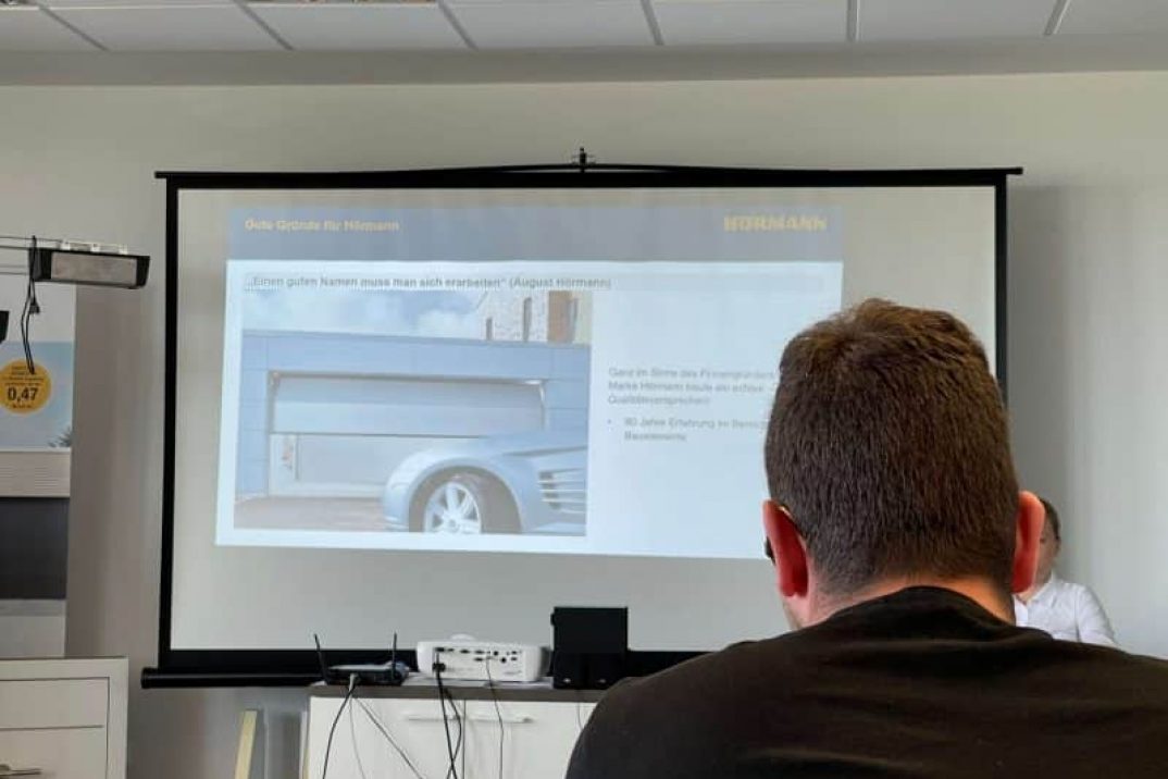 Die Schulung in Hörmann