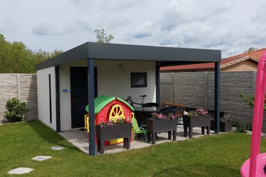 GARDEON Gartenhaus mit Überdachung