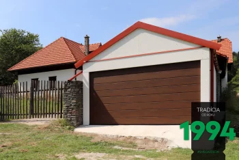 GARDEON Garage für 2 PKWs mit fernsteuerbarem Hörmann Tor