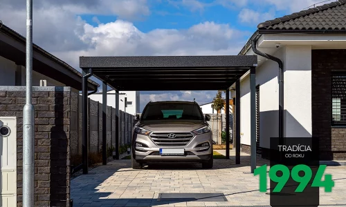 GARDEON - freistehendes Carport in anthrazit