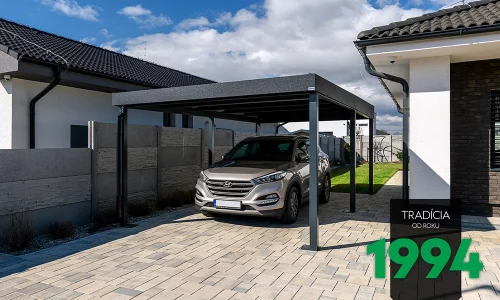 GARDEON wartungsfreies Carport mit Dachdämmung