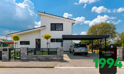 Modernes Stahlcarport von GARDEON in Farbe Anthrazit