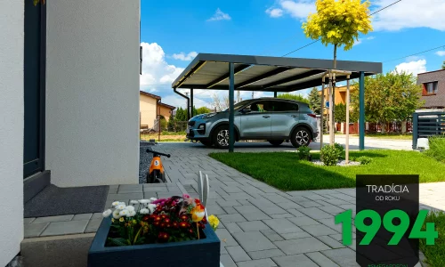 Stahlfertigcarport GARDEON für 2 Autos