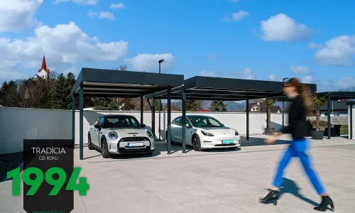 Die modernen GARDEON Carports mit hineingerückten Stützen