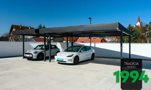 Moderne GARDEON Carports mit hineingerückten Stützen