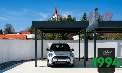 Das Einzelcarport GARDEON im modernen Look