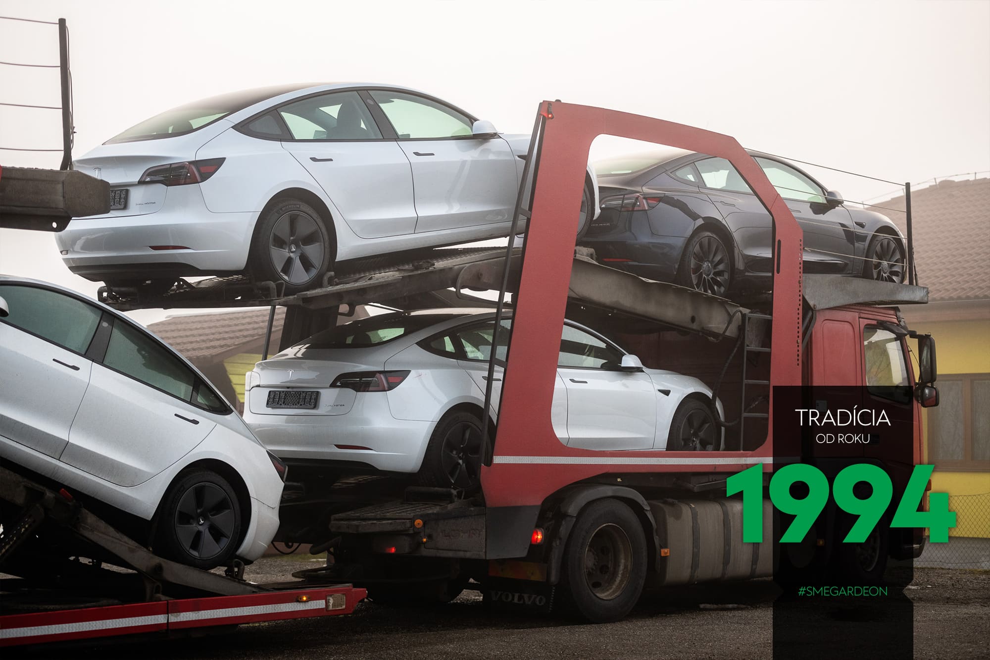 Die Lieferung einer neuen Tesla
