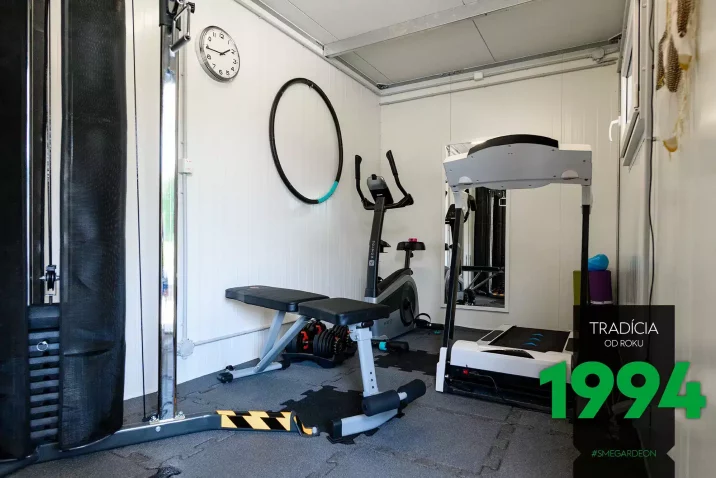 GARDEON Gartenhaus ins hauseigene Gym umgewandelt
