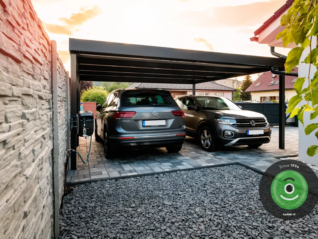 Doppelcarport: Moderner Carport für 2 Autos | GARDEON