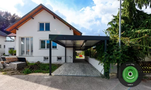 GARDEON Pergola angepasst an das Familienhaus