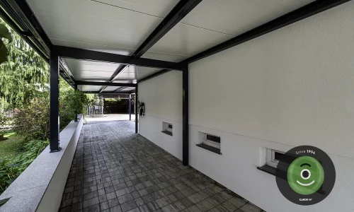GARDEON Pergola angepasst an das Familienhaus
