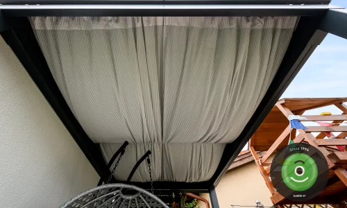 GARDEON Gartenhaus mit Überdachung an der Seite