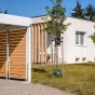 Carport GARDEON mit isoliertem Dach und Thermopaneel