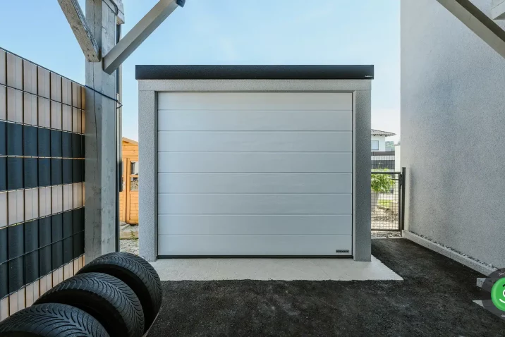 GARDEON Garage mit Pultdach
