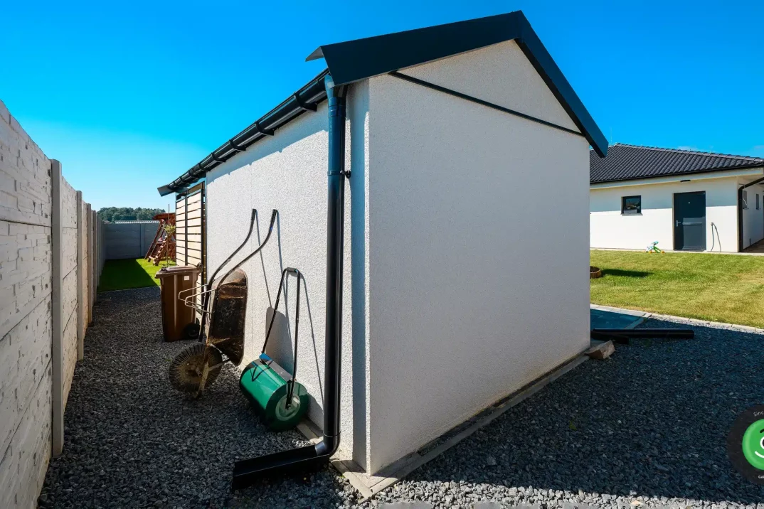 Montiertes Gartenhaus GARDEON