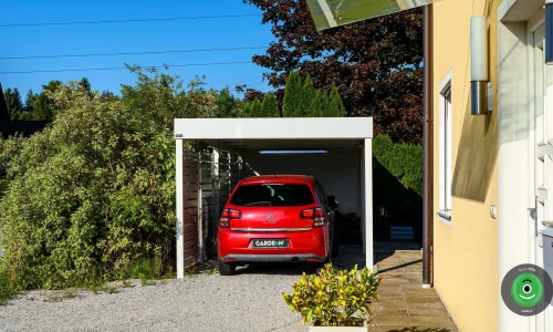 Carport für ein auto mit Gardeon gartenhaus