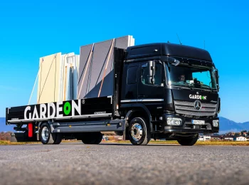 Atego Mercedes für den Bautransport