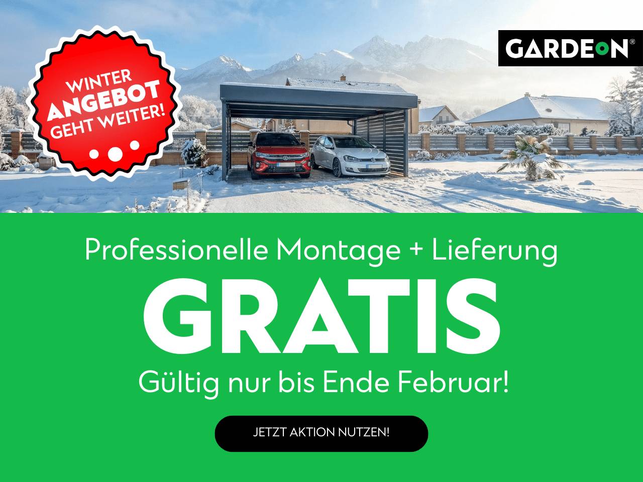 Aktion GARDEON | Carport