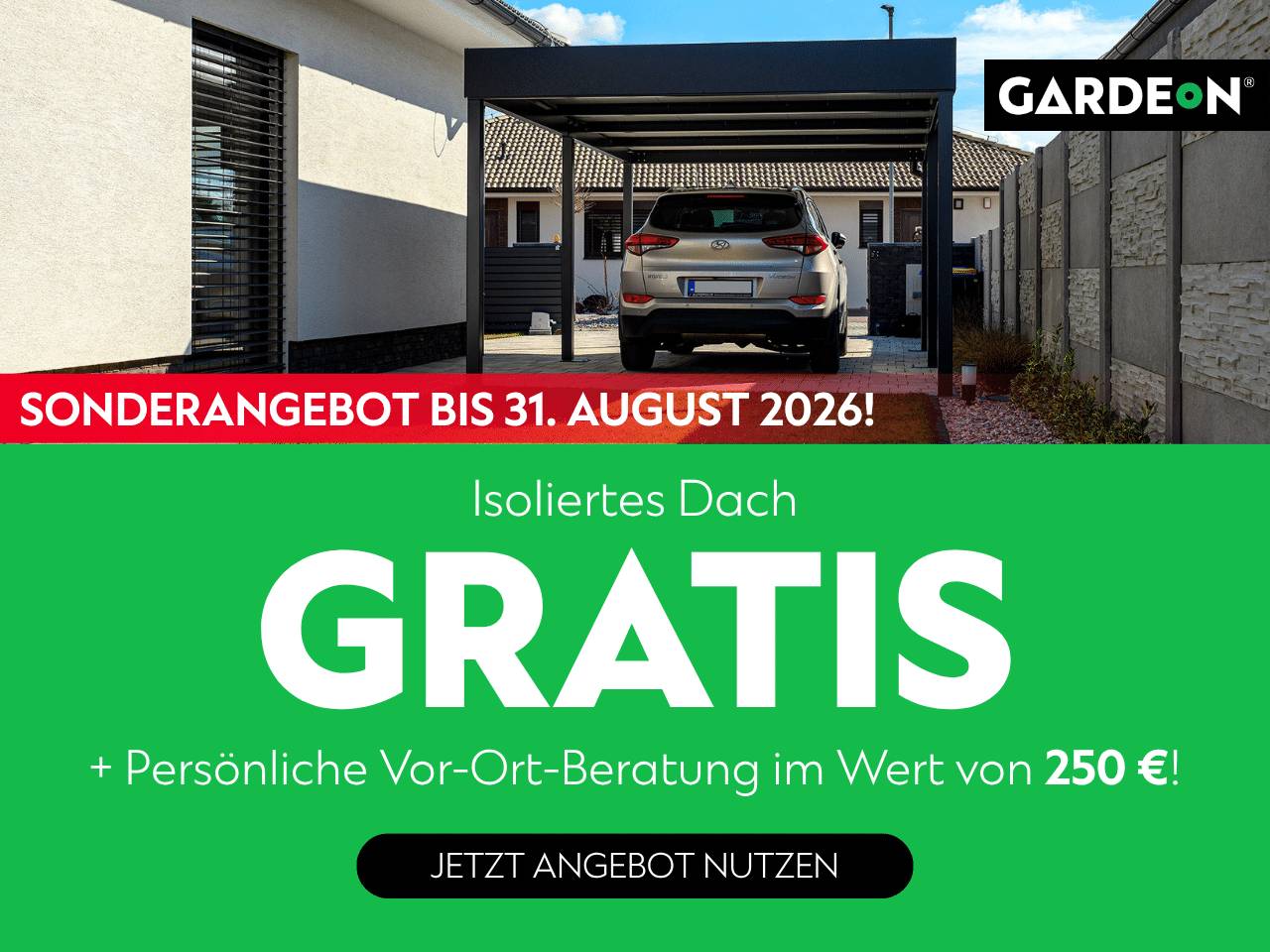 Aktion GARDEON | Carport